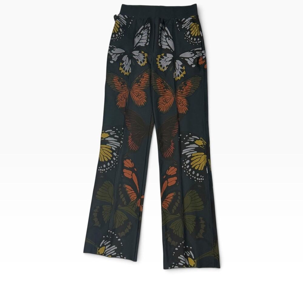 Ultracor Butterfly Print Flare Pants Sz S NWT Bootcut Yoga Leggings Ultra High